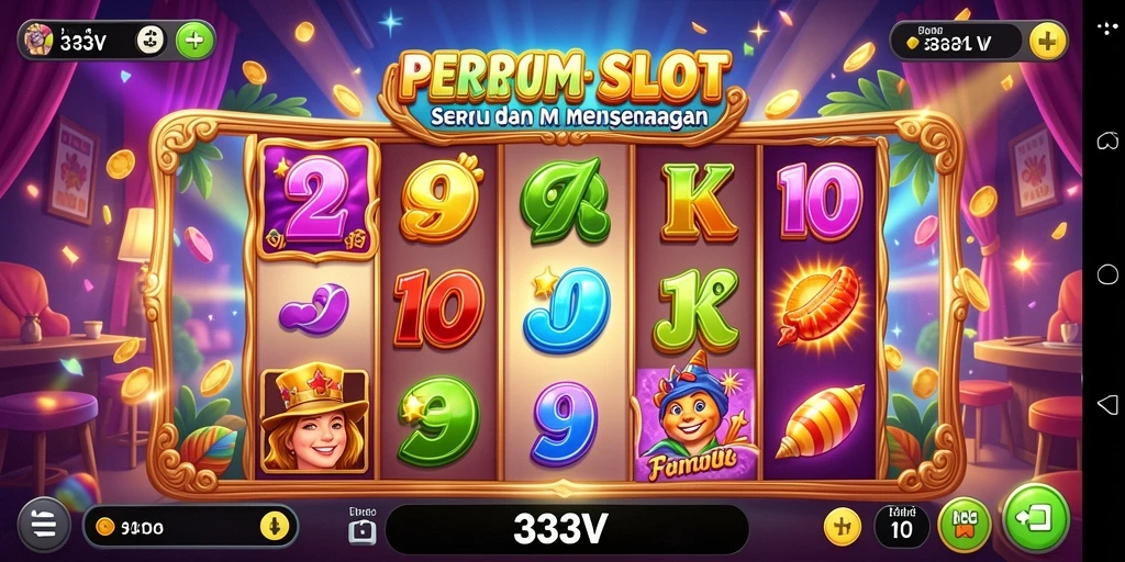 Tampilan gameplay seru dan menarik di 333V dengan efek visual menakjubkan.