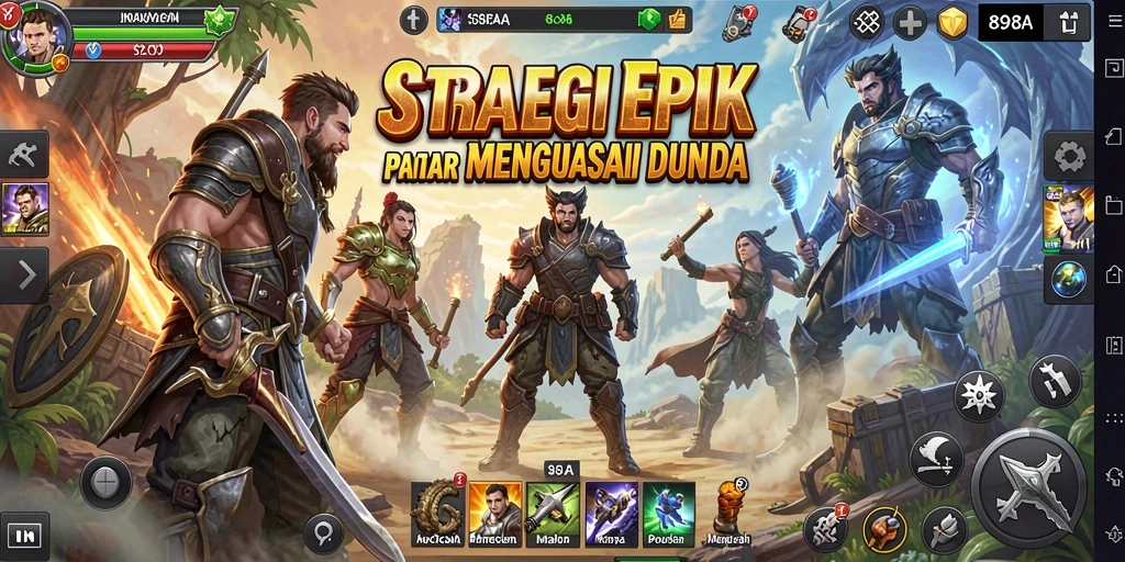 Tampilan gameplay dinamis dalam 898A yang menantang strategi pemain.