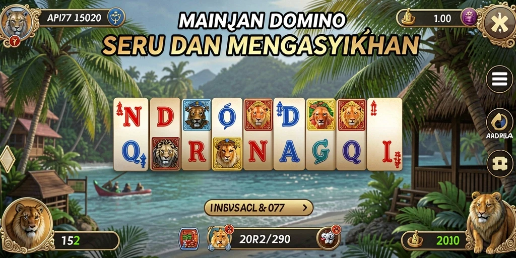Tampilan gameplay seru dari API77 yang menampilkan pemain berkompetisi.