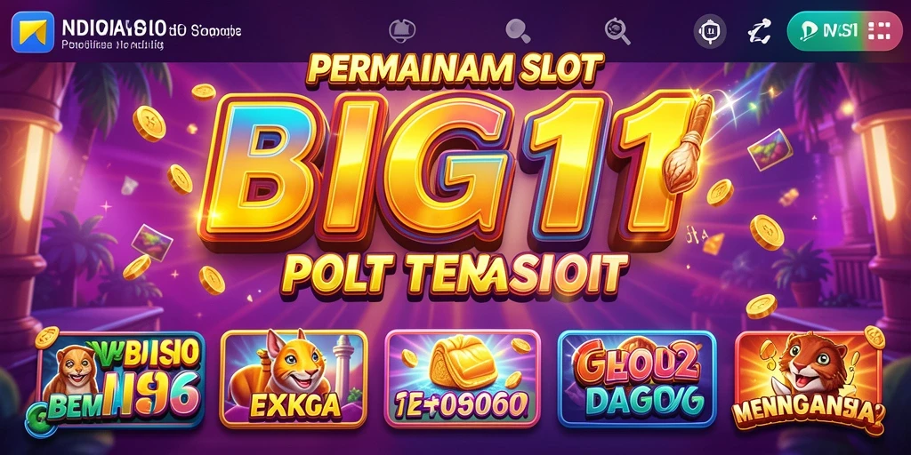 Tangkapan layar gameplay <strong>BIG11</strong> menampilkan animasi slot yang menawan.