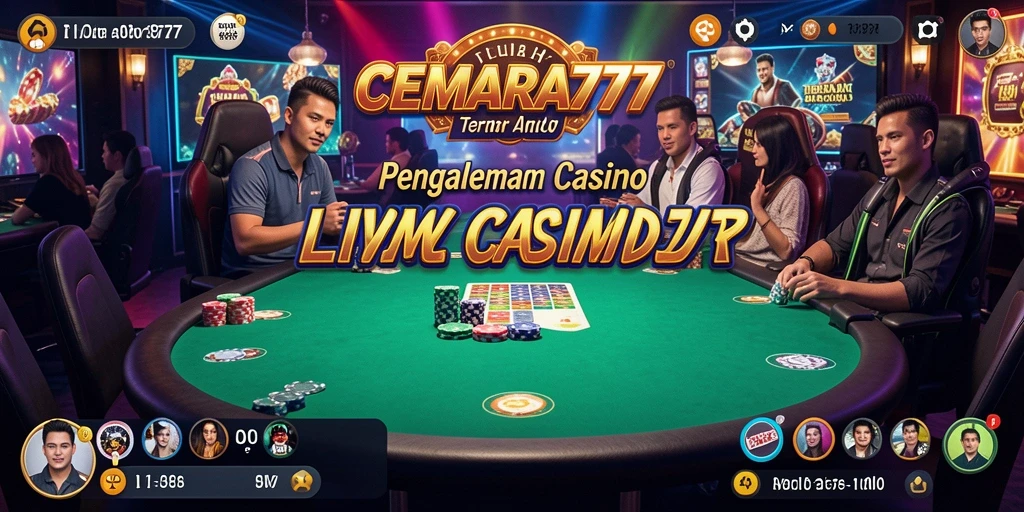 Tampilan gameplay seru dalam aplikasi Live Casino CEMARA777.