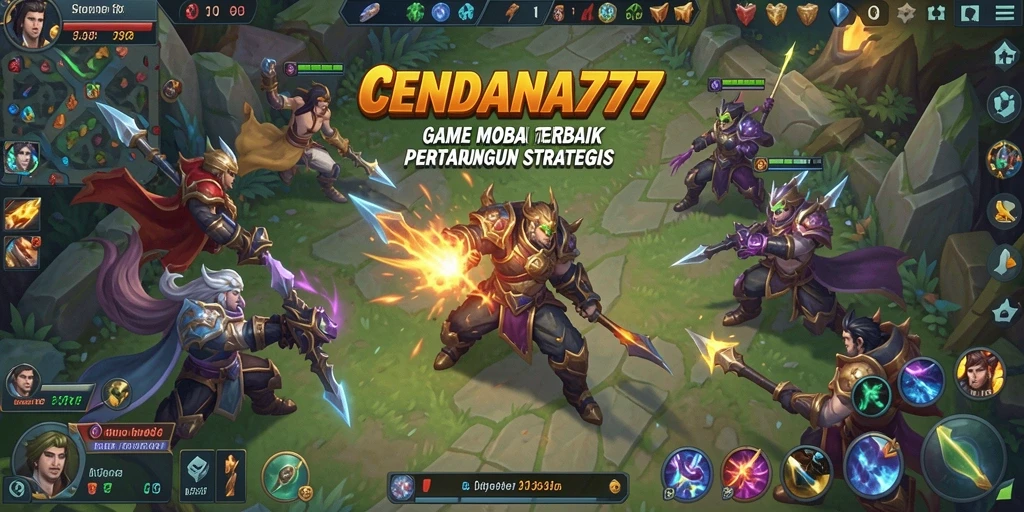 Screenshot menampilkan pertarungan seru dalam CENDANA777.