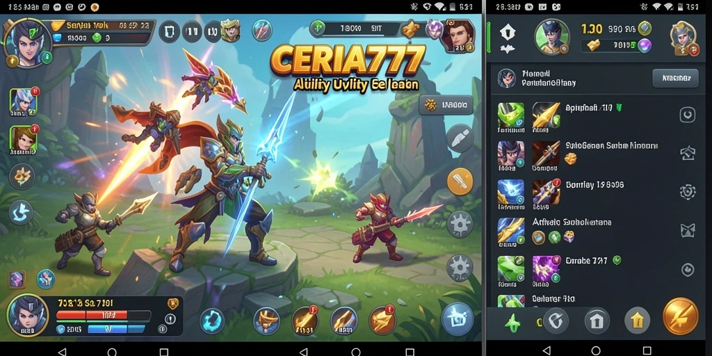 Tampilan antarmuka CERIA777 yang sederhana dan fungsional.