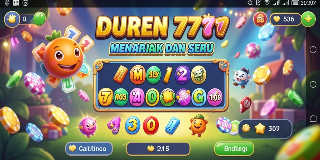 Tampilan gameplay DUREN777 menampilkan keseruan permainan Bingo.