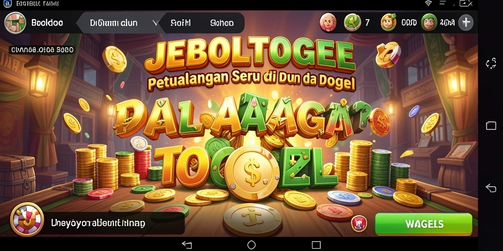 Screenshot gameplay JEBOLTOGEL menampilkan petualangan seru yang mendebarkan.