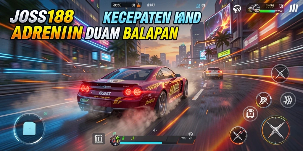 Gameplay seru balapan mobil di JOSS188 yang menegangkan.