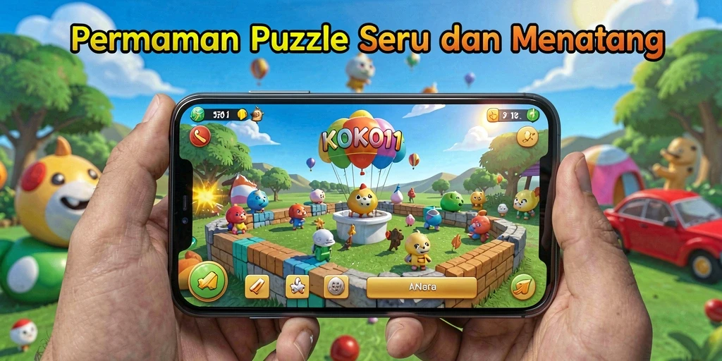 Tangkapan layar KOKO11 menampilkan gameplay Puzzle yang menantang dan menarik.