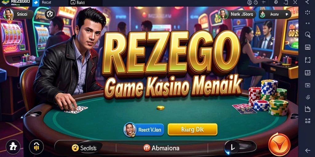 Tampilan menarik dari gameplay Kasino di REZEGO.