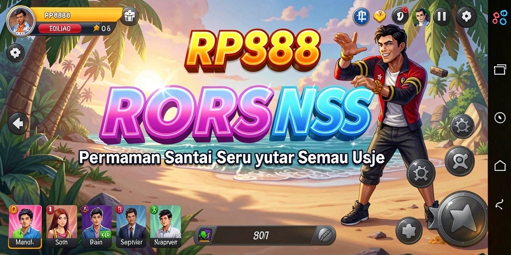 Tampilan menarik dari gameplay RP888 yang seru dan menghibur.