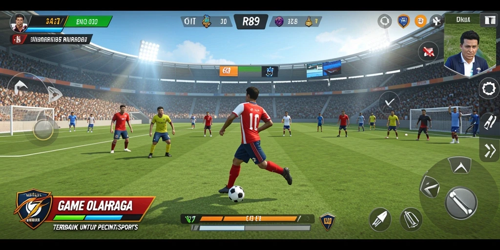 Gameplay seru dari RR89 dengan visual menakjubkan dan aksi olahraga.