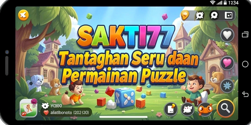 Tampilan gameplay SAKTI77 yang penuh warna dan menarik.